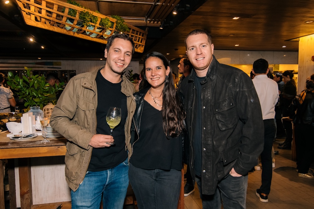 José Clavel, Javiera García y Juan Pablo Raide.
