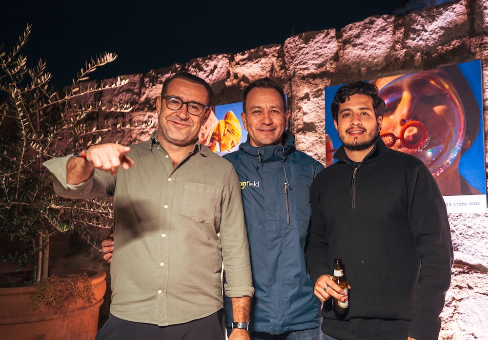 Néstor Gandara, Joaquín Fernández y Eduardo Figueroa