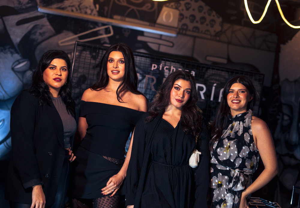 Valentina, Javiera, Amani y Belen Pichara. 