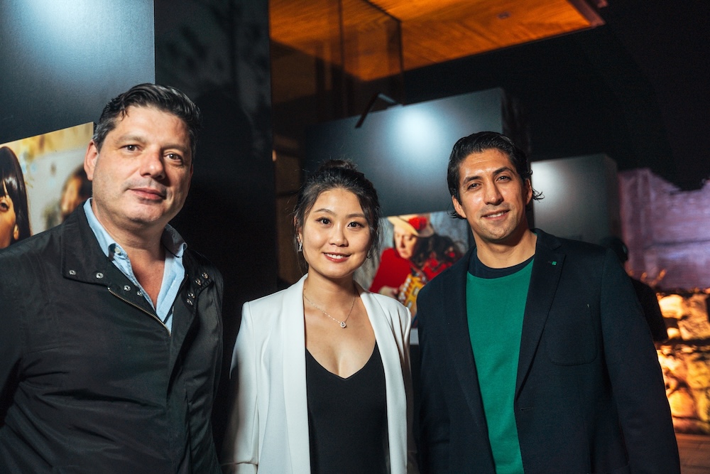 Hans Cristi, Vicky Ju y Martin Castro