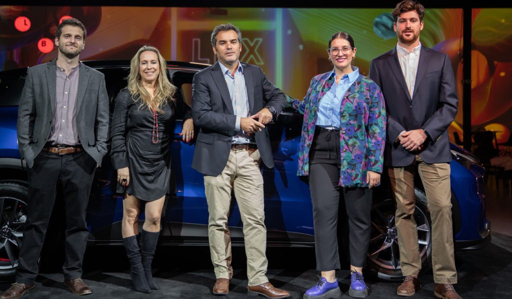 Felipe Purcell, Jennifer Muller, Ignacio Funes, Javiera Sandoval y José Antonio Zambra, de Lexus, Toyota Chile.