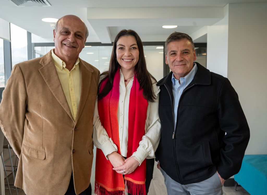 DANIEL SFEIR, KATHERINA VILLA Y JULIO SEPÚLVEDA.