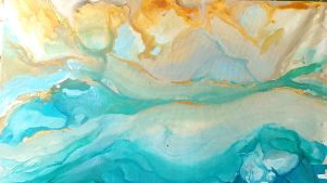 Mitzuko, una artista abstracta