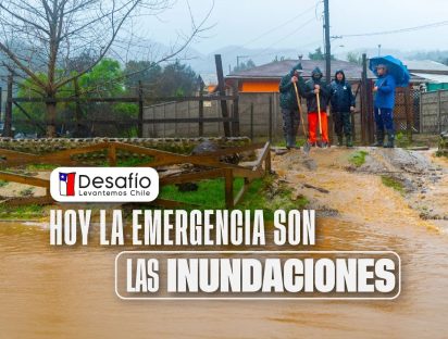 Desafío Levantemos Chile inicia campaña de recaudación por inundaciones