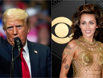 Donald Trump ataca a Miley Cyrus en público