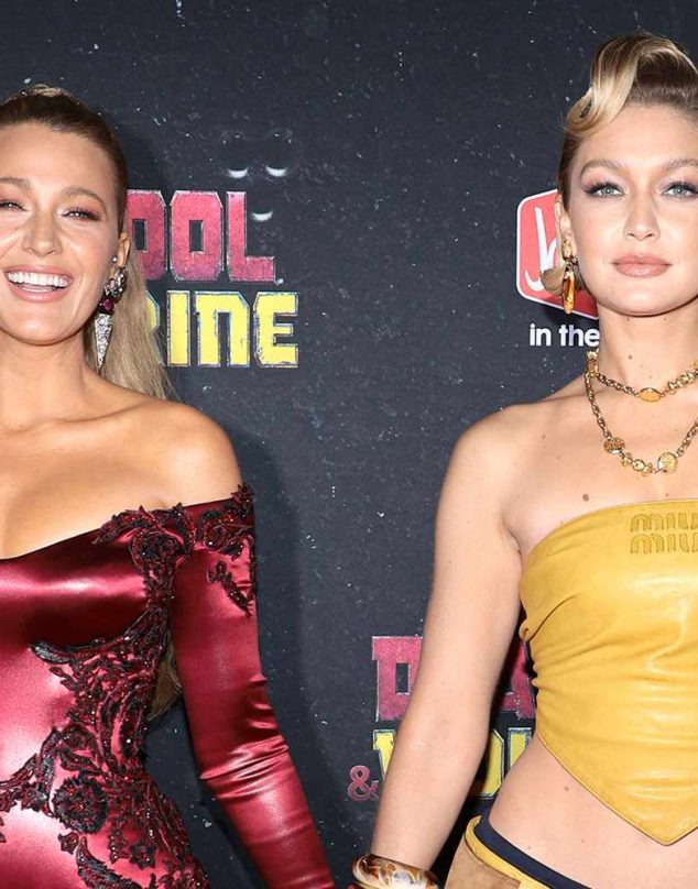 Blake Lively y Gigi Hadid coordinan looks en estreno de “Deadpool y Wolverine”