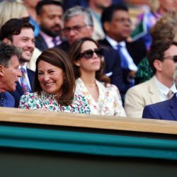 Los padres de Kate Middleton disfrutaron en Wimbledon