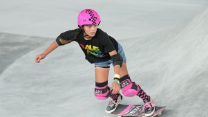 Arisa Threw, la niña de 14 años que acaba de ganar oro en skateboard