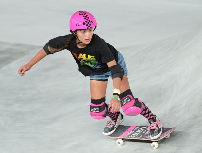 Arisa Threw, la niña de 14 años que acaba de ganar oro en skateboard