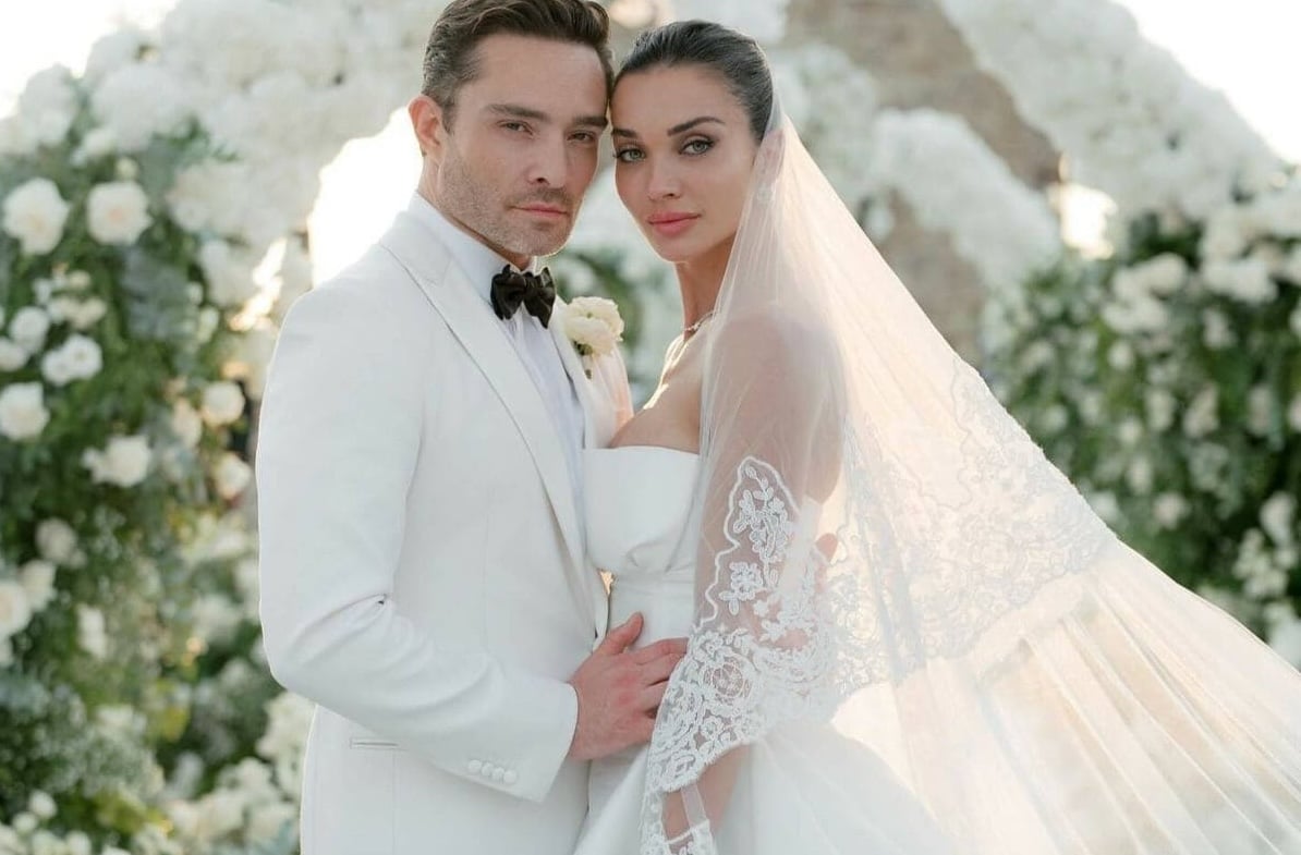 La boda de Ed Westwick y Amy Jackson: cinco vestidos, un crucero y un castillo