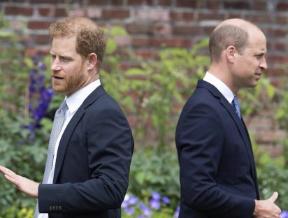 William y Harry se evitan mutuamente en el funeral de su tío