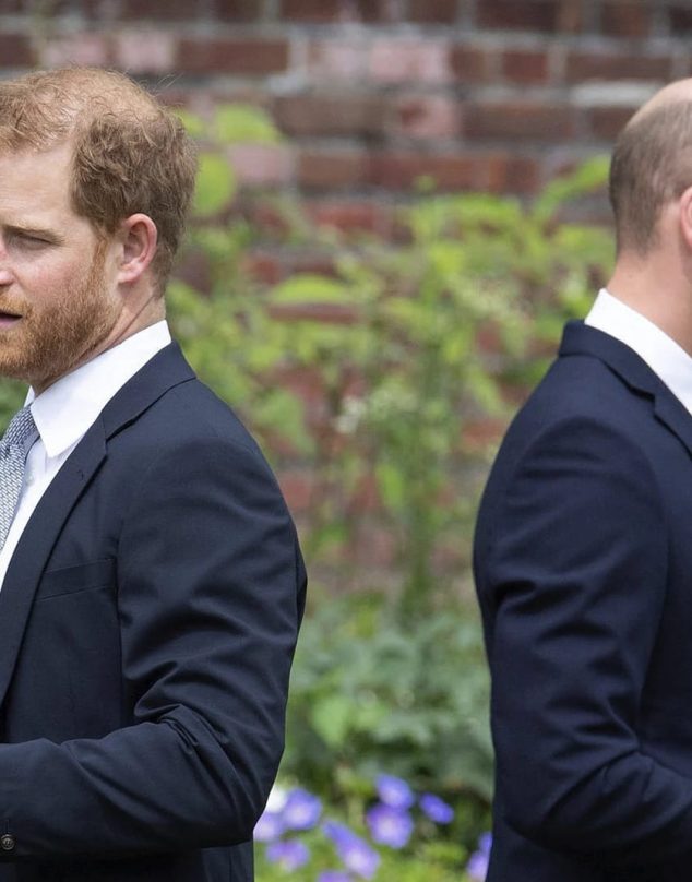 William y Harry se evitan mutuamente en el funeral de su tío