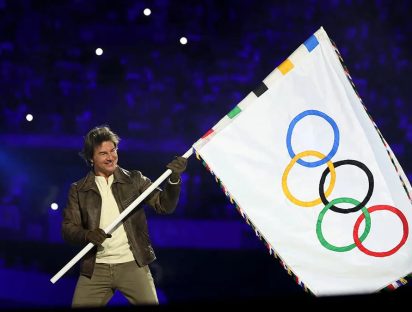 Tom Cruise se luce en el cierre de los Juegos Olímpicos 2024