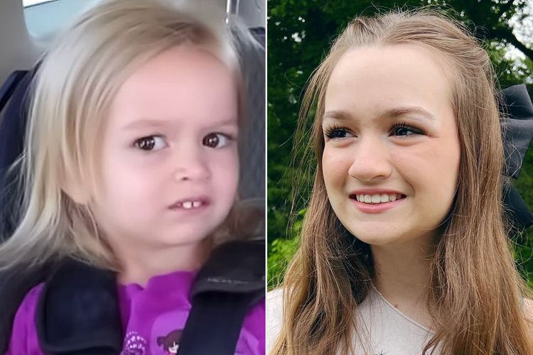 Así está Chloe, la niña del meme viral que es famosa en WhastApp