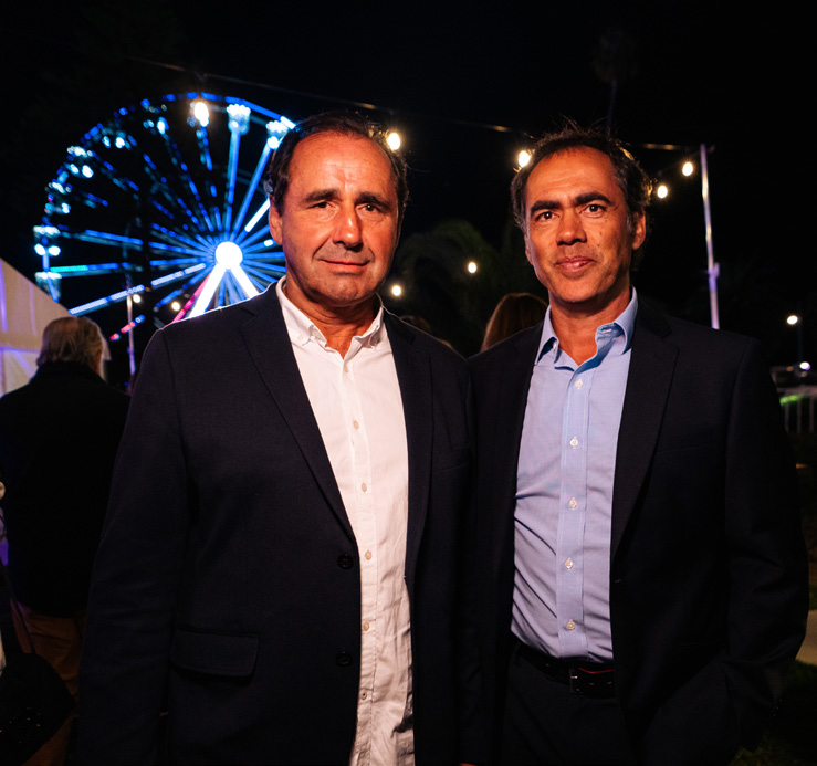 Aníbal Flores y Juan Carlos Flores. 