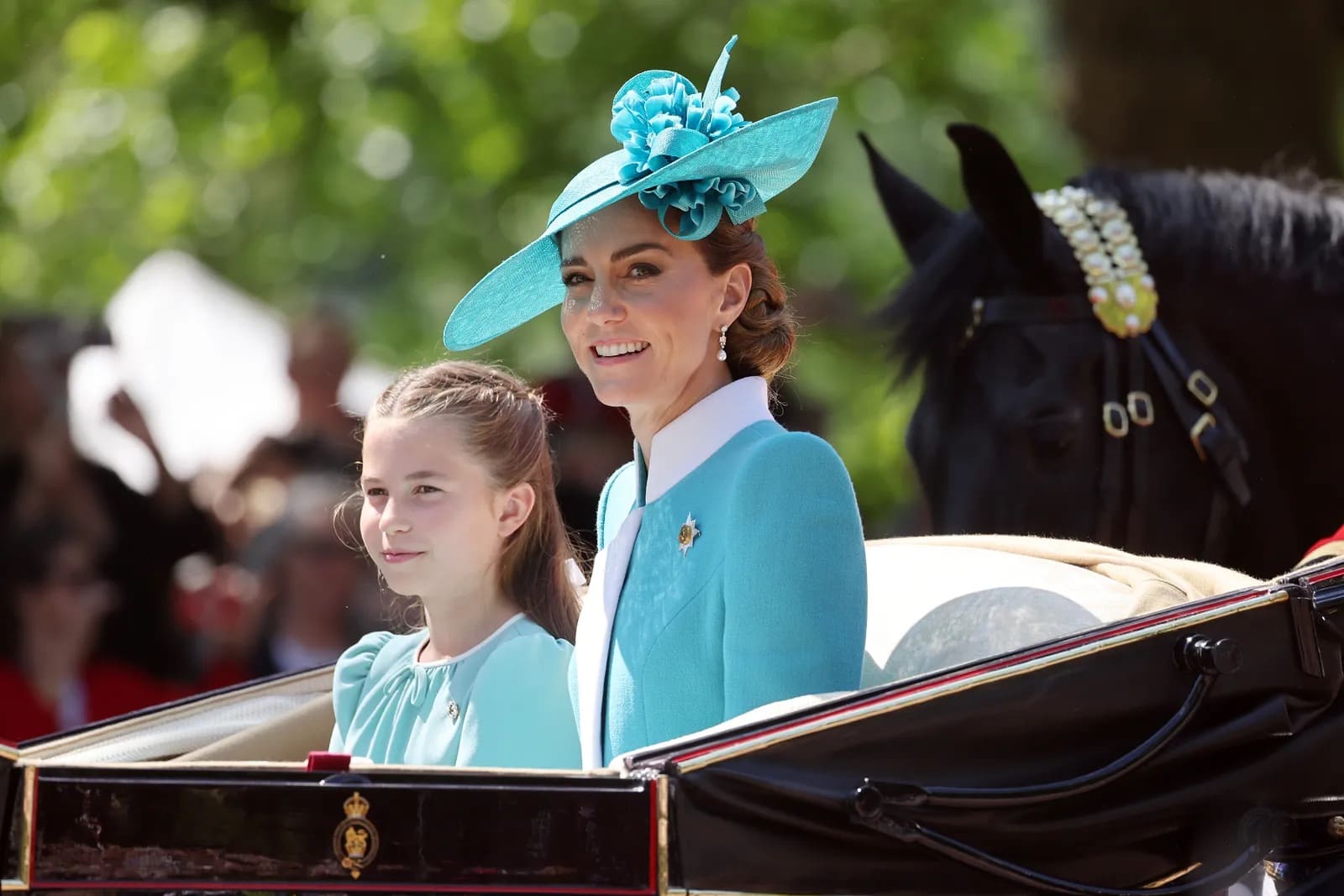 El sutil homenaje de Charlotte a la reina Isabel II en Trooping the Colour