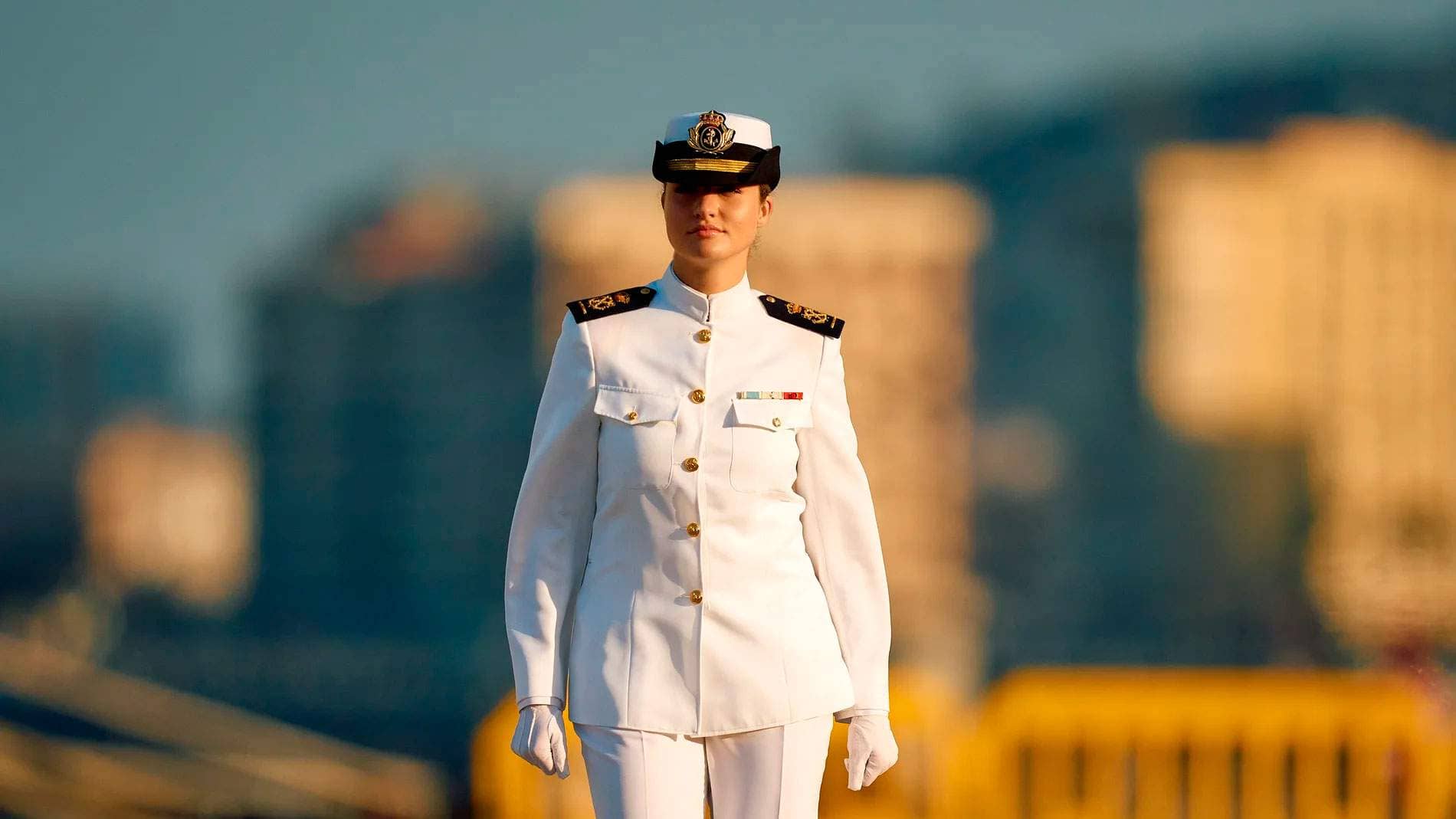 La princesa Leonor inicia su última práctica naval a bordo del Blas de Lezo