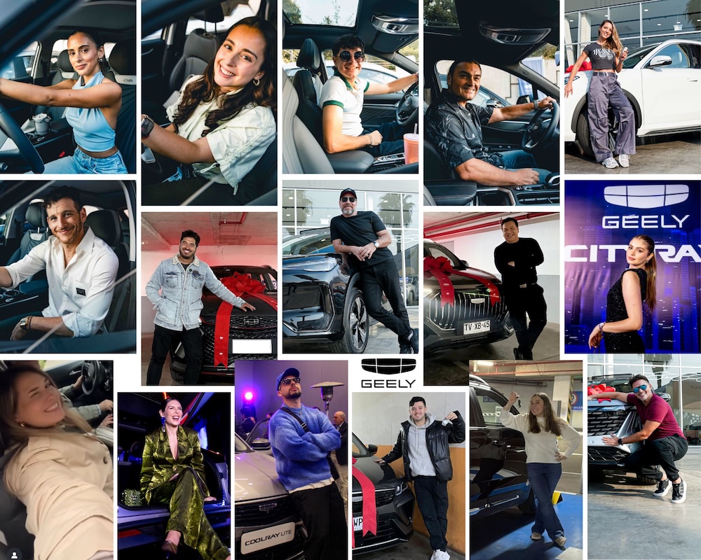¿Conoces a los 16 embajadores de Geely Chile?