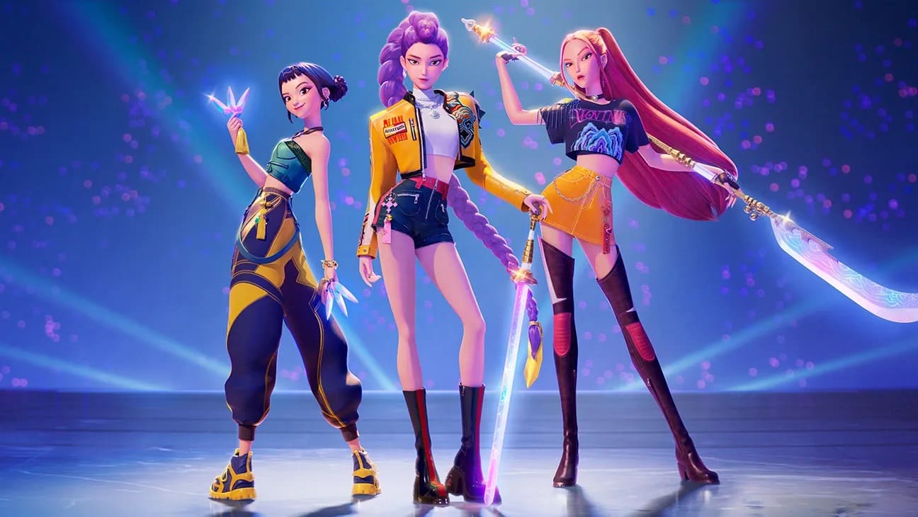 Netflix celebra un hito histórico con su película animada inspirada en el K-pop