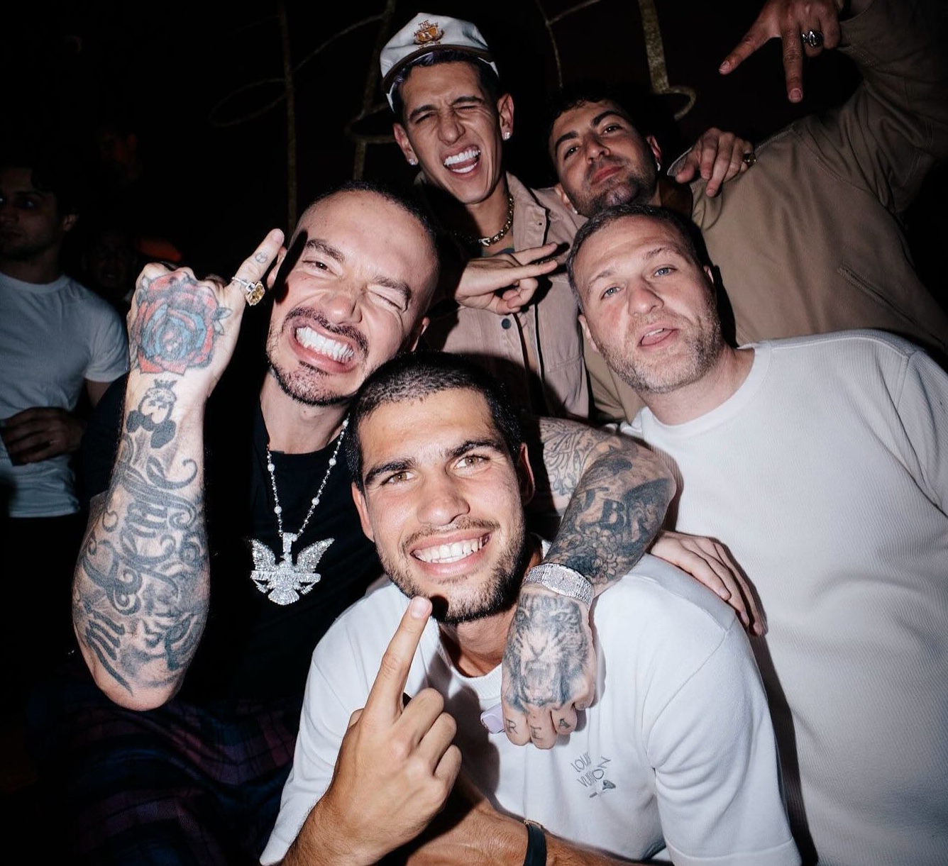 Carlos Alcaraz, rey del US Open y la noche: Así fue la fiesta junto a Rosalía y J Balvin