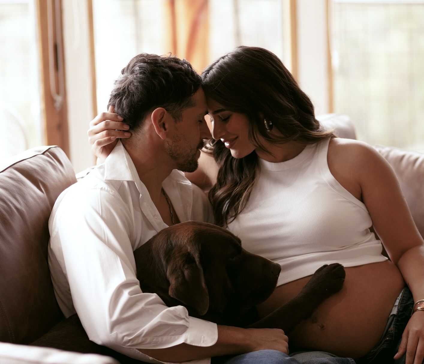 Meli Noto y Pangal Andrade se convirtieron en padres por primera vez