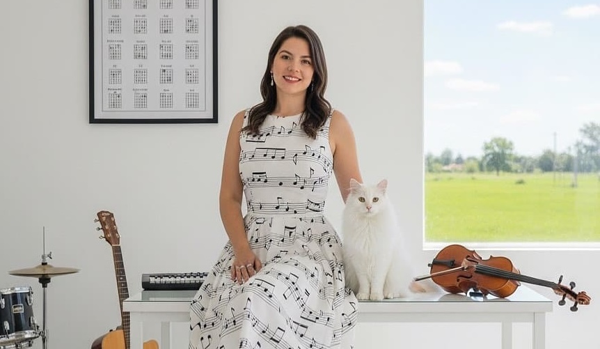 Luciana Ortega recibe el premio al Educador de Música Latina de los Latin Grammy