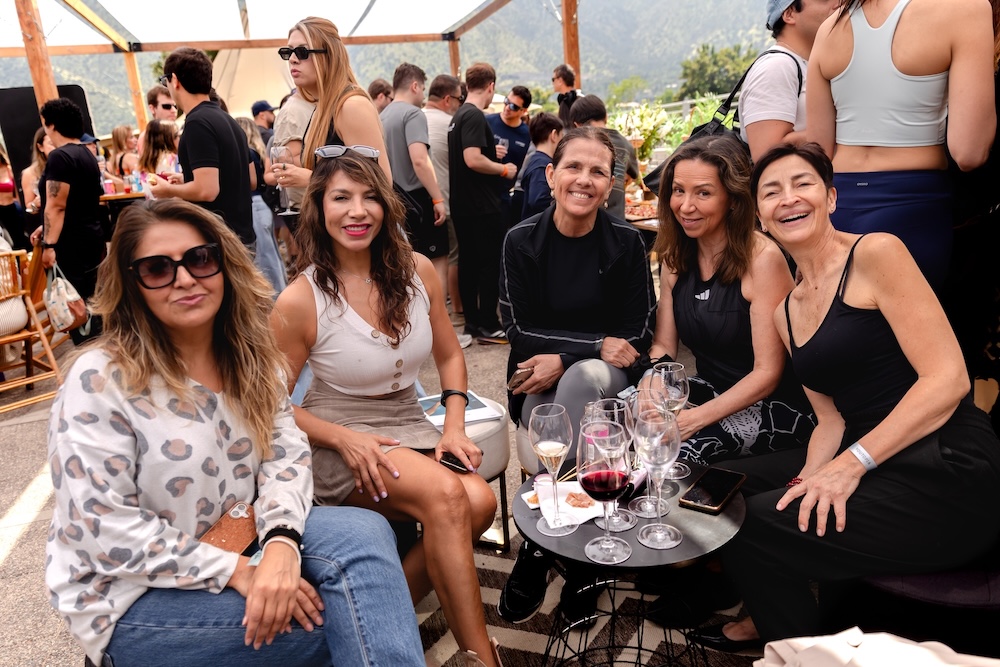 Johanna Figueroa, Rosario Pavon, Jamille Camacho, Carolina Correa y Claudia Gamonal