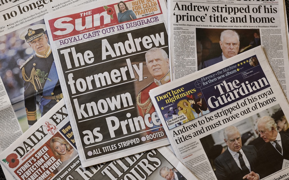 La caída final del príncipe Andrés: El exilio del hijo favorito