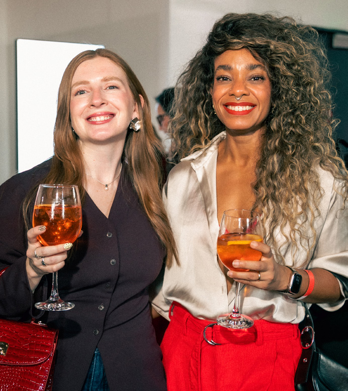 María de los Ángeles Garrido y Milena Martínez