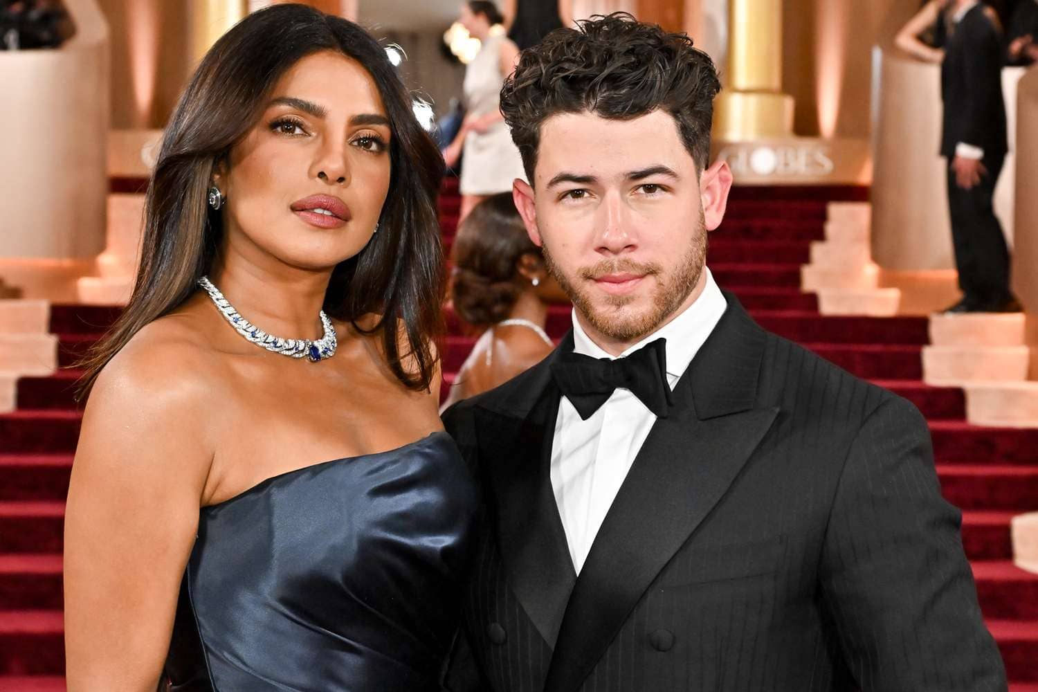 Las parejas que brillaron en la alfombra roja de los Globos de Oro 2026