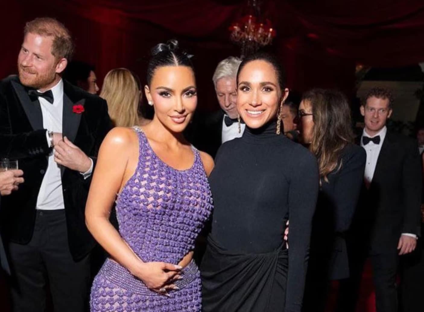 Kim Kardashian confiesa por qué borró las fotos de Meghan y Harry en el cumpleaños de Kris Jenner