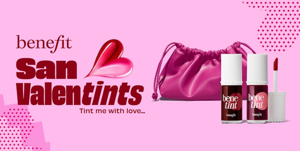 Benefit Cosmetics celebra el amor con “San Valentints, Tint Me With Love”