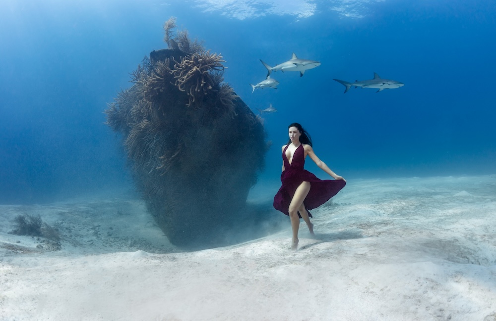 Moda a 40 metros de profundidad: La chilena que entró al Guinness 2026