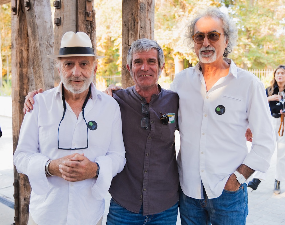 Juan Grimm, Marcial Johnson y Renzo del Pino.