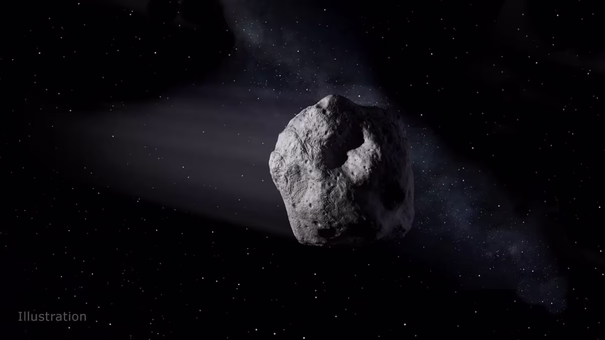 Dos asteroides pasarán cerca de la Tierra este lunes