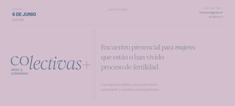 “COLECTIVAS”: Una comunidad para hablar de infertilidad
