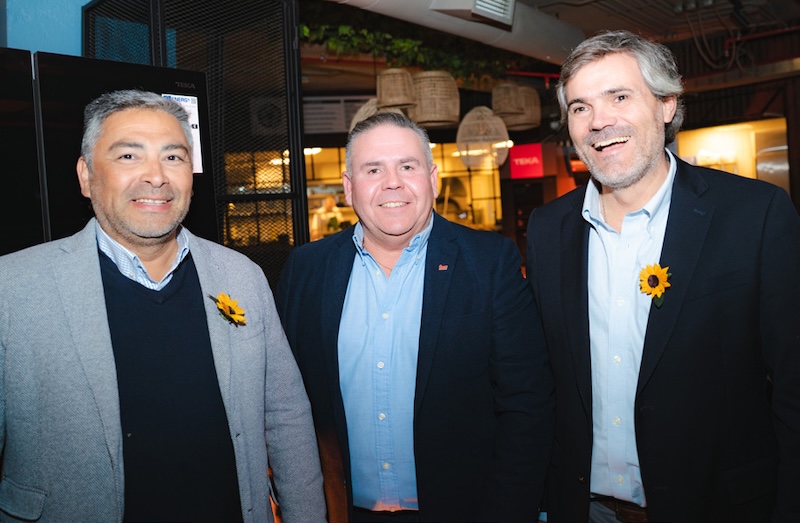 Ulises Subiabre, Jorge Mouat y Tomás Alcalde