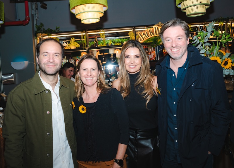 Francisco Leyton, Catalina Valdés, Pamela Alarcón y Jean Paul Eyssautier