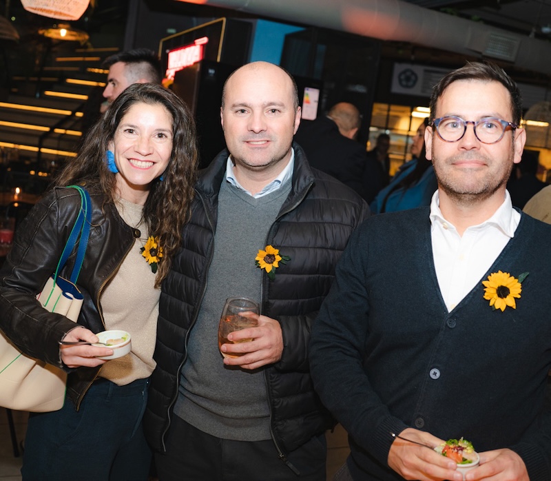 María José Rodríguez, Tomás Honorato y Mauricio Solís