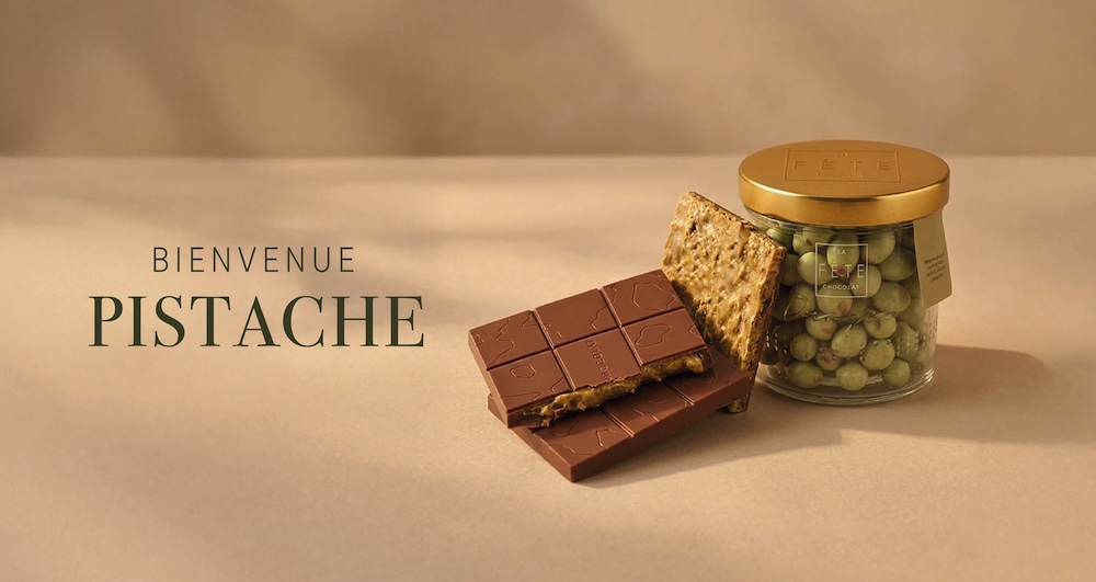 La Fête reinventa el pistacho con una edición limitada de chocolates 