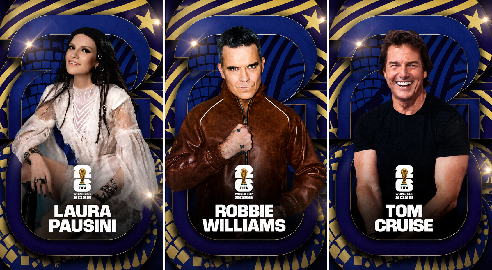 Tom Cruise, Laura Pausini y Robbie Williams se suman a la clausura del Mundial 2026