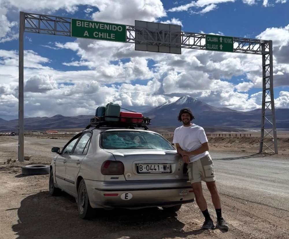 Fabio Belnome, dejó todo para recorrer el mundo en un Fiat Marea del ’98