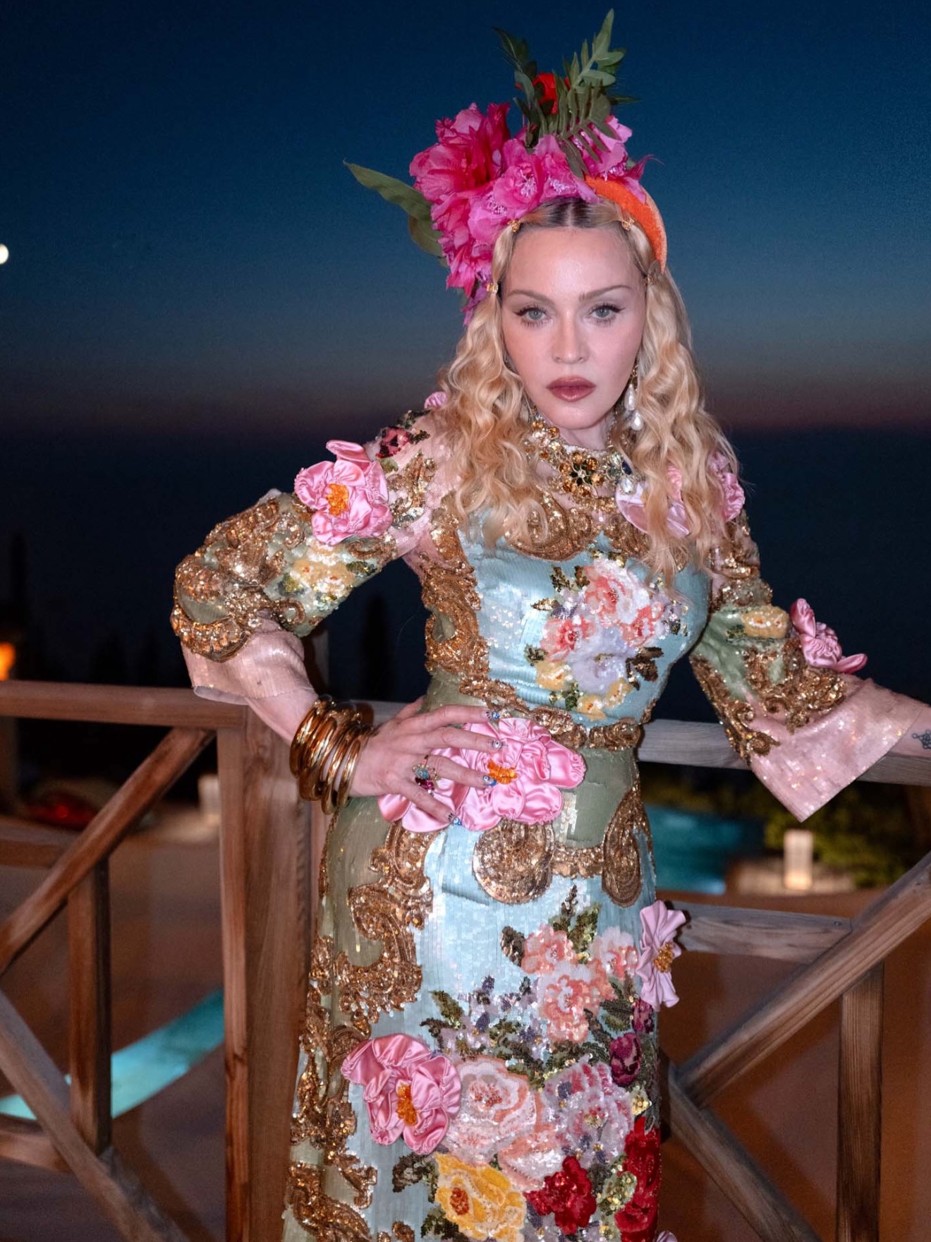 Madonna celebra sus 68 años en Grecia junto a cinco de sus hijos
