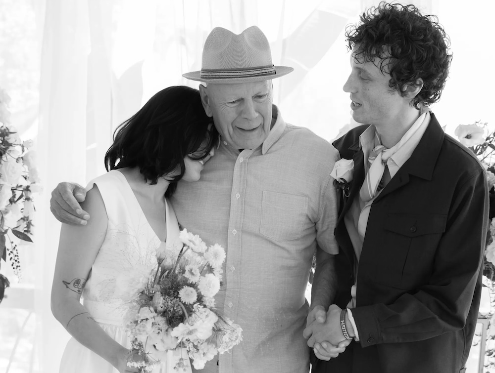 Bruce Willis reaparece en la boda de su hija Tallulah