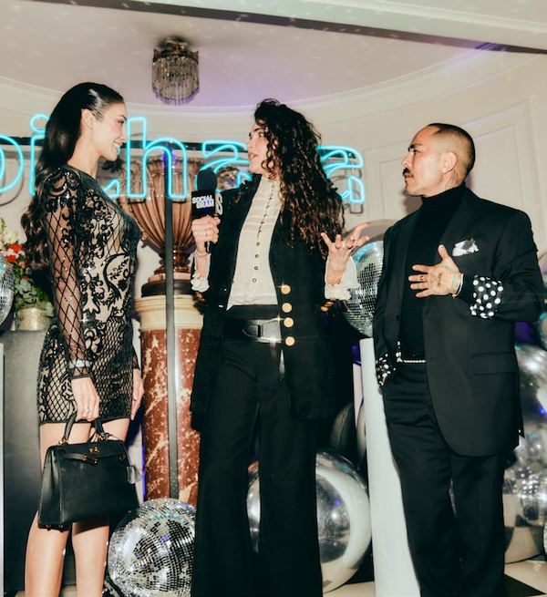 Scarlette Hermosilla, Martina Rosseau y Enrique López