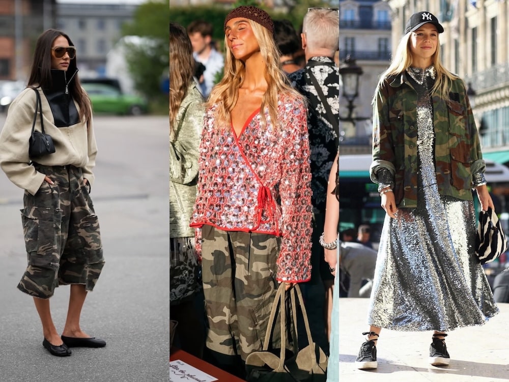 Cómo llevar el camuflado, la tendencia que regresa con fuerza esta primavera