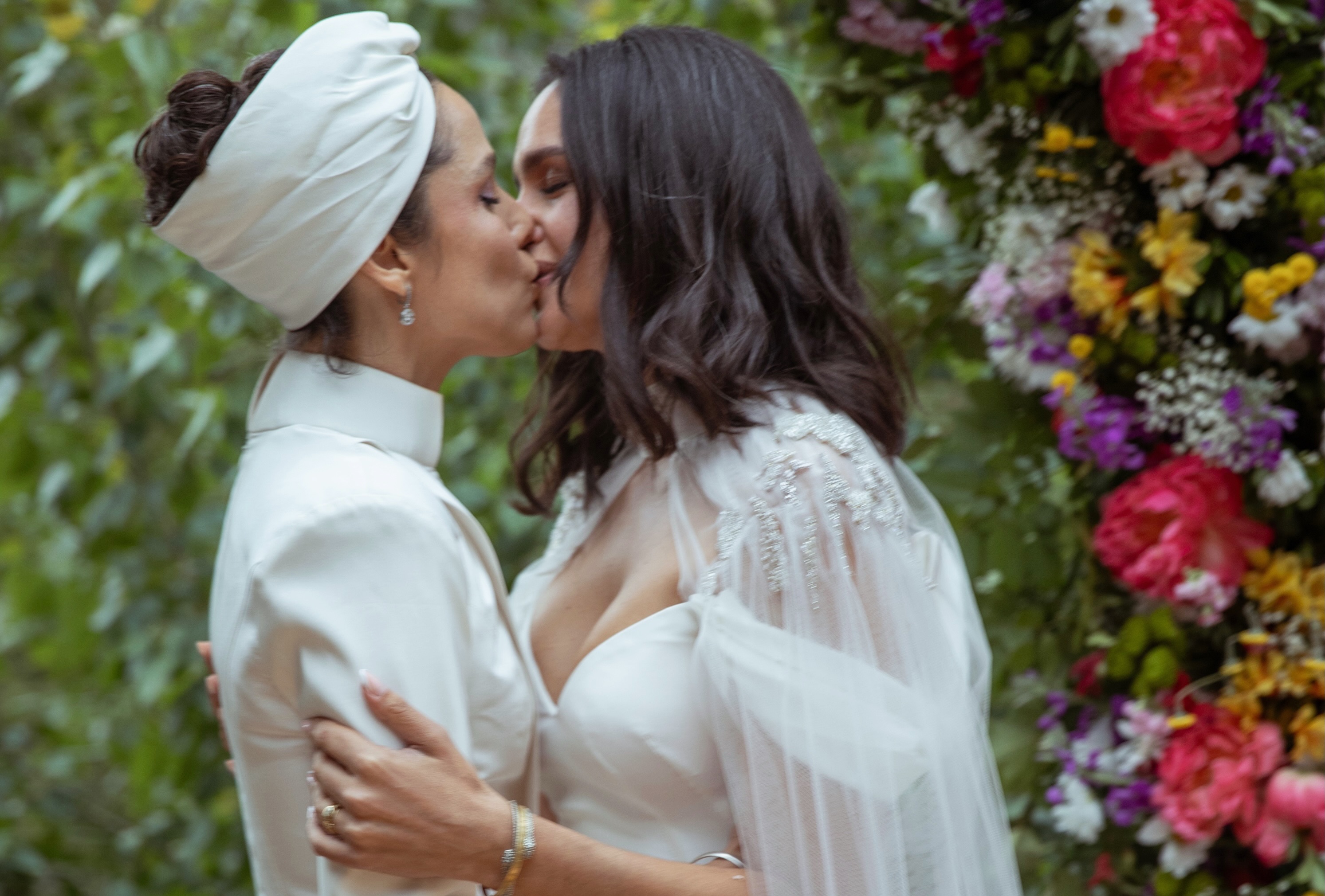 Fernanda Urrejola y Francisca Alegría celebran su primer aniversario de matrimonio