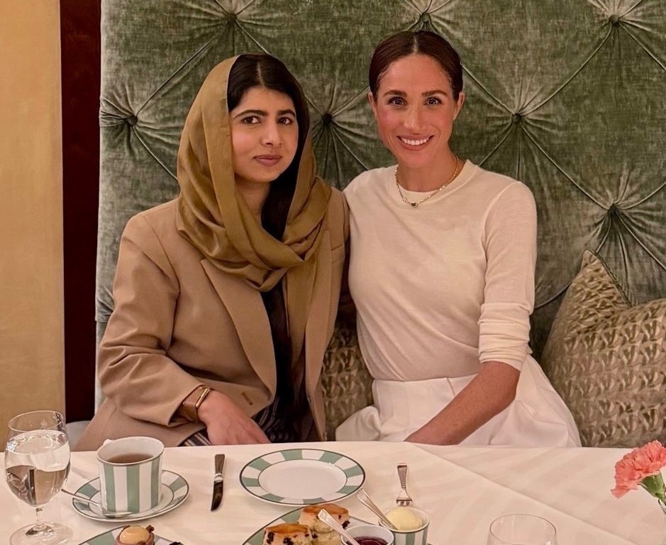 Meghan Markle revela el motivo de su encuentro con Malala Yousafzai